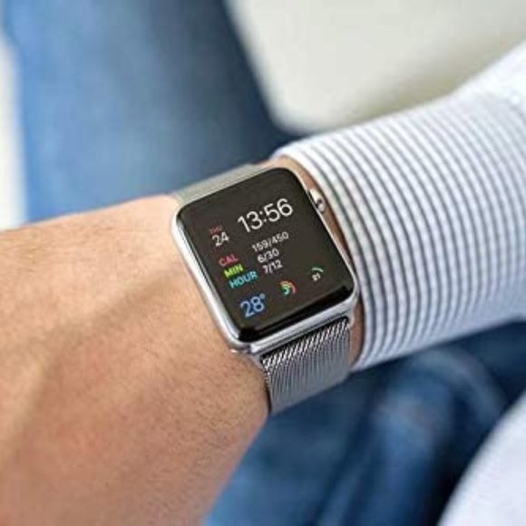 NEW Sliver Magnetic Stainless For Apple Watch - Picture 6 of 7